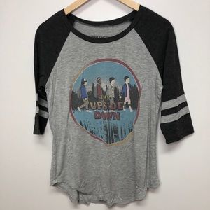 “Stranger Things” Quarter Sleeve Graphic Tee